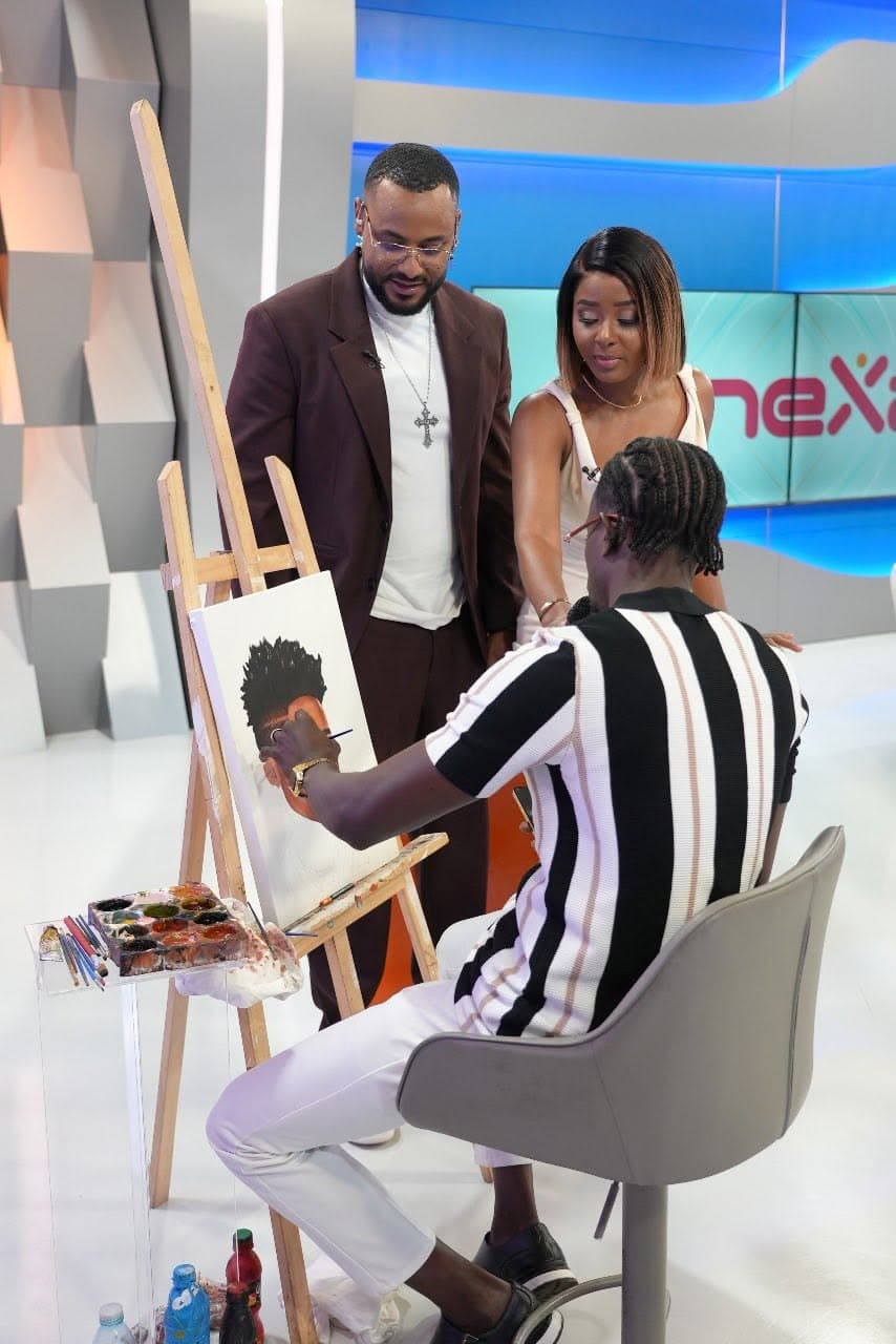Pintura ao Vivo no Programa Conexão