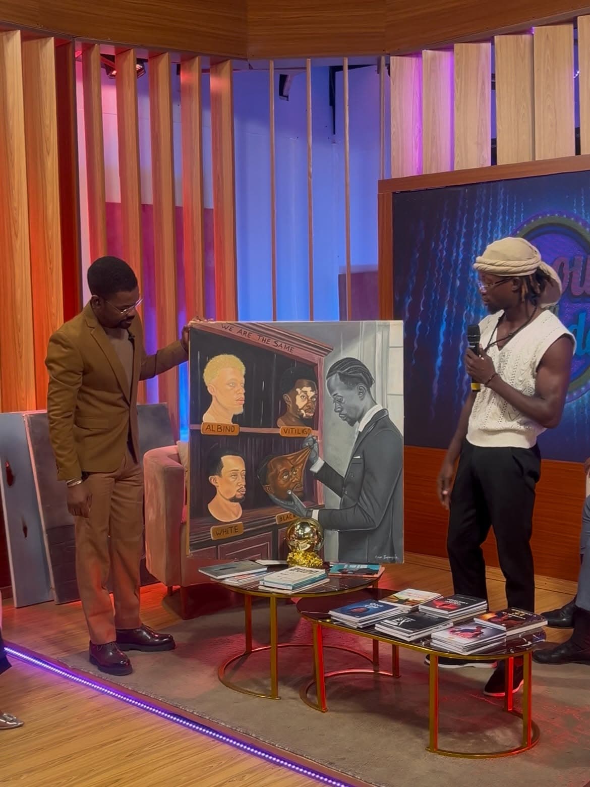 Pintura no Programa Show da Banda